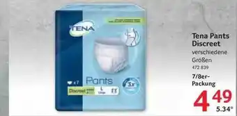 Selgros Tena Pants Discreet Angebot