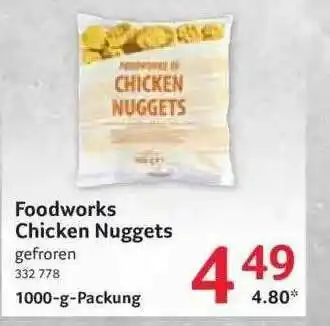 Selgros Foodworks Chicken Nuggets Angebot