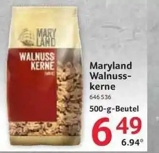 Selgros Maryland Walnusskerne Angebot