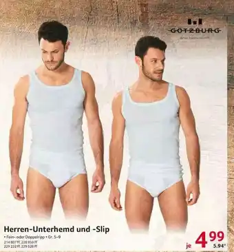 Selgros Herren-unterhemd Und -slip Angebot