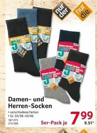 Selgros Damen Oder Herren-socken Angebot