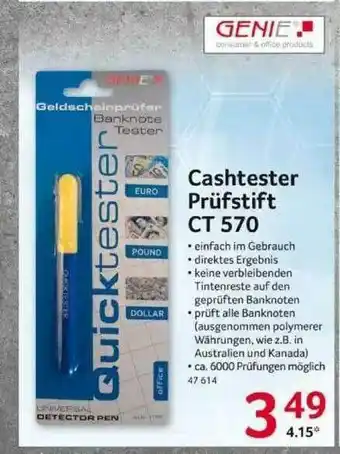 Selgros Cashtester Prüfstift Ct570 Genie Angebot