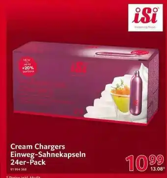 Selgros Cream Chargers Einweg-sahnekapseln Isi Angebot