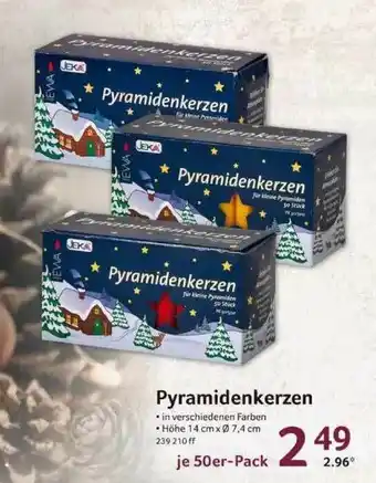 Selgros Pyramidenkerzen Angebot