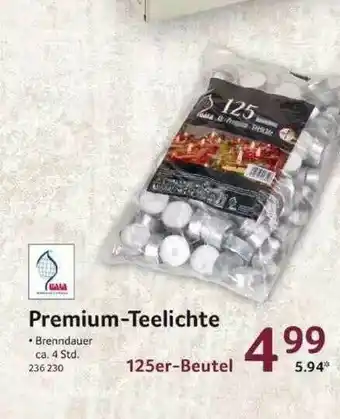 Selgros Premium-teelichte Angebot