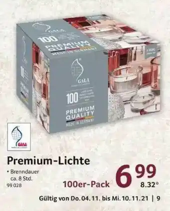 Selgros Premium-lichte Angebot