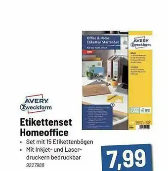 Staples Avery Etikettenset Homeoffice Angebot