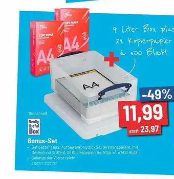 Staples Bonus-set Angebot