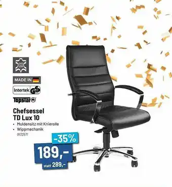 Staples Topstar Chefsessel Td Lux 10 Angebot