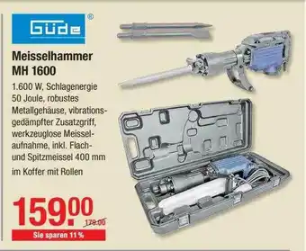 V Baumarkt Güde Meisselhammer Mh1600 Angebot