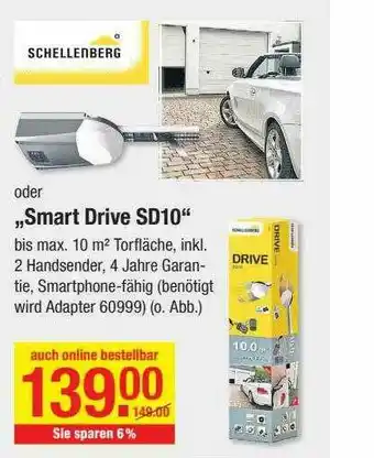 V Baumarkt Schellenberg „smart Drive Sd10” Angebot