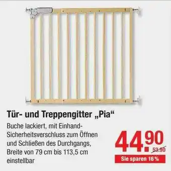 V Baumarkt Tür- Und Treppengitter „pia” Angebot