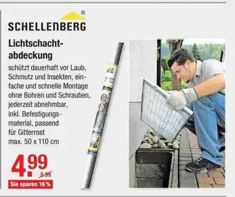 V Baumarkt Schellenberg Lichtschachtabdeckung Angebot