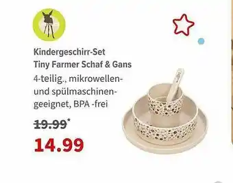 BabyOne Kindergeschirr-set Tiny Farmer Schaf & Gans Angebot