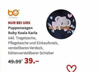 BabyOne Puppenwagen Ruby Koala Karla Angebot