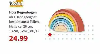 BabyOne Pinolino Holz Regenbogen Angebot