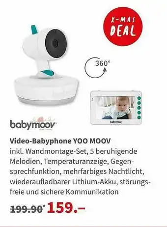 BabyOne Babymoov Video-babyphone Yoo Moov Angebot