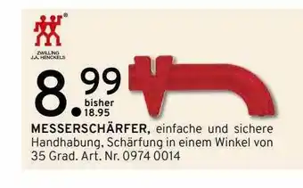 Möbel Heinrich Zwilling Messerschärfer Angebot