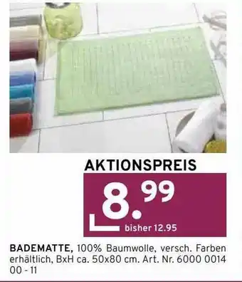 Möbel Heinrich Badematte Angebot