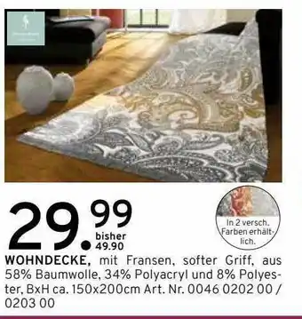 Möbel Heinrich Wohndecke Angebot