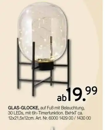 Möbel Heinrich Glas-glocke Angebot