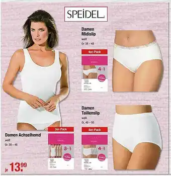 V Markt Speidel Damen Achselhemd, Taillenslip Oder Midslip Angebot