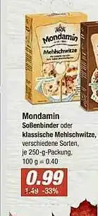 V Markt Mondamin Soßenbinder Oder Klassische Mehlschwitze Angebot