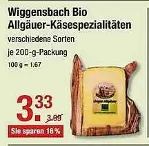 V Markt Wiggensbach Bio Allgäuer-käsespezialitäten Angebot