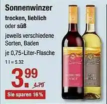 V Markt Sonnenwinzer Angebot