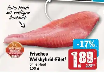 Hit Frisches Welshybrid-Filet 100 g Angebot