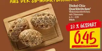 NP Discount Dinkel-Chia- Quarkbrötchen Angebot