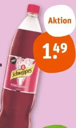 tegut Schweppes Pomegranate 1,25 l Flasche Angebot