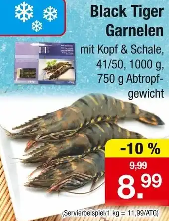 Zimmermann Black Tiger Garnelen Angebot