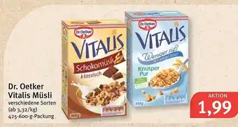 Feneberg Dr. Oetker Vitalis Müsli Angebot