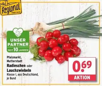 Wasgau Radieschen oder Lauchzwiebeln Angebot