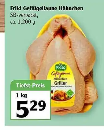 Globus Friki Geflügellaune Hähnchen Angebot