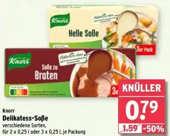 Wasgau Knorr Delikatess-Soẞe Angebot