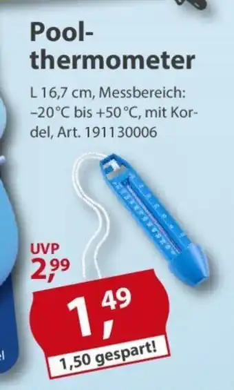 Sonderpreis Baumarkt Poolthermometer Angebot