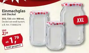 Sonderpreis Baumarkt Einmachglas mit Deckel Angebot