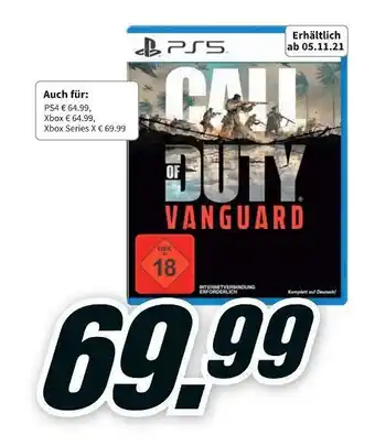 MediaMarkt Call of duty vanguard Angebot