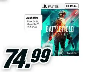 MediaMarkt Ps5 battlefield 2042 Angebot