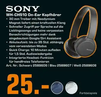 Saturn Sony kopfhörer Angebot