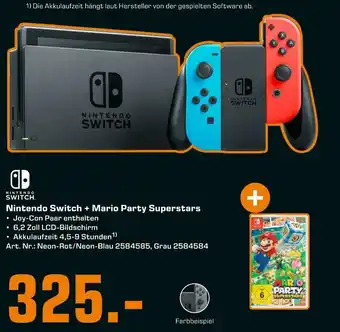 Saturn Nintendo switch + mario party superstars Angebot