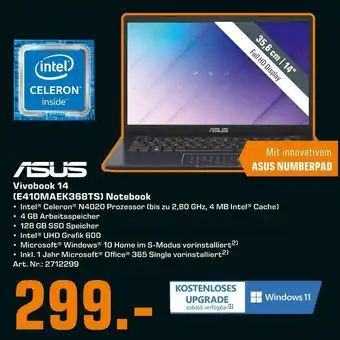 Saturn Asus notebook Angebot