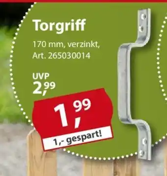 Sonderpreis Baumarkt Torgriff Angebot