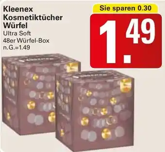 WEZ Kleenex Kosmetiktücher Würfel Angebot