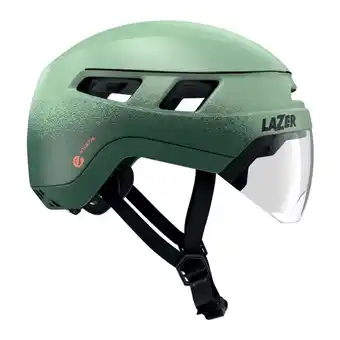 Netto Marken-Discount LAZER Fahrradhelm Urbanize NTA MIPS + LED, Matte Green Angebot