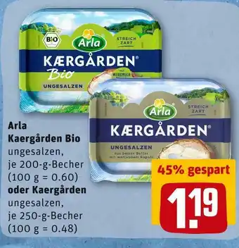 REWE Arla kaergården bio oder kaergården Angebot