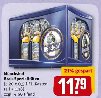 REWE Mönchshof brau-spezialitäten Angebot