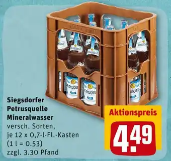 REWE Siegsdorfer petrusquelle mineralwasser Angebot